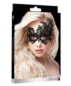 Ouch! Royal Lace Eye Mask Black