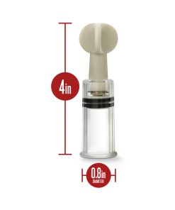 Temptasia Clit And Nipple Twist Suckers 3-Piece Set Clear