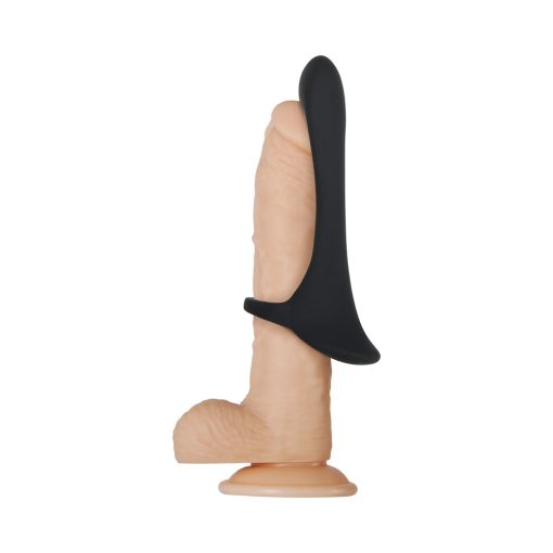 Zero Tolerance Cock Armor Rechargeable Vibrating Silicone Cock Sheath Black - Image 2