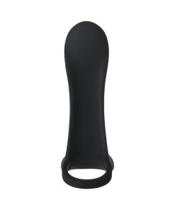 Zero Tolerance Cock Armor Rechargeable Vibrating Silicone Cock Sheath Black