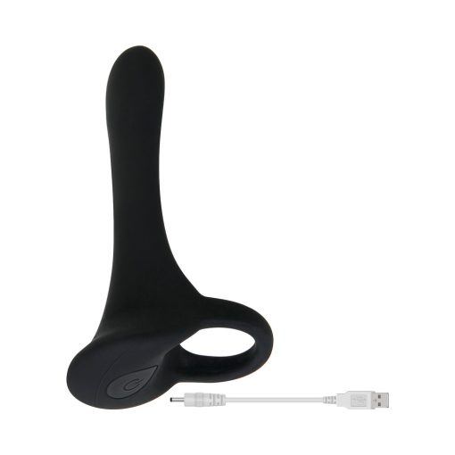Zero Tolerance Cock Armor Rechargeable Vibrating Silicone Cock Sheath Black - Image 12