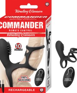Commander Remote Control Vibrating Climaxer Black