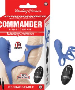 Commander Remote Control Vibrating Climaxer Blue