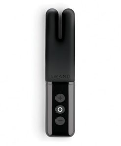 Le Wand Chrome Deux Rechargeable Silicone Mini Vibrator Black