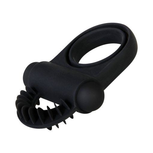 Zero Tolerance Bell Ringer Rechargeable Vibrating Flicking Silicone Cockring Black - Image 2