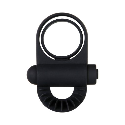 Zero Tolerance Bell Ringer Rechargeable Vibrating Flicking Silicone Cockring Black - Image 3