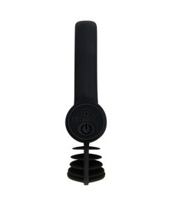 Zero Tolerance Bell Ringer Rechargeable Vibrating Flicking Silicone Cockring Black