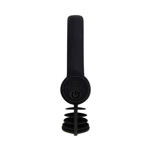 Zero Tolerance Bell Ringer Rechargeable Vibrating Flicking Silicone Cockring Black - Image 5