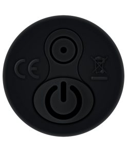 Zero Tolerance Bell Ringer Rechargeable Vibrating Flicking Silicone Cockring Black