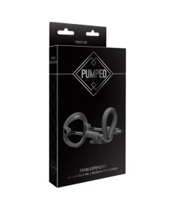 Pumped Silicone & Abs Penis Extender Black