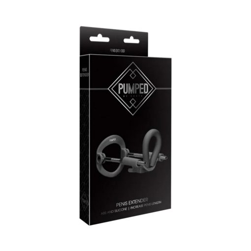 Pumped Silicone & Abs Penis Extender Black