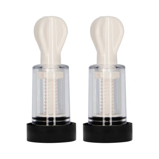 Electroshock Remote-Controlled E-Stimulation Nipple Suckers White - Image 2