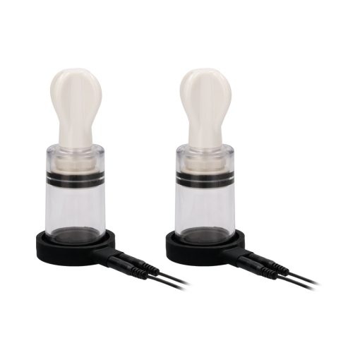 Electroshock Remote-Controlled E-Stimulation Nipple Suckers White - Image 5