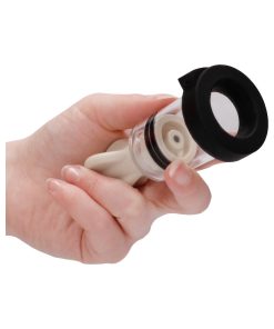 Electroshock Remote-Controlled E-Stimulation Nipple Suckers White