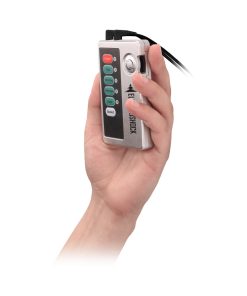 Electroshock Remote-Controlled E-Stimulation Nipple Suckers White