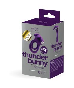 Vedo Thunder Bunny Rechargeable Dual C Ring Purple