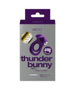 Vedo Thunder Bunny Rechargeable Dual C Ring Purple