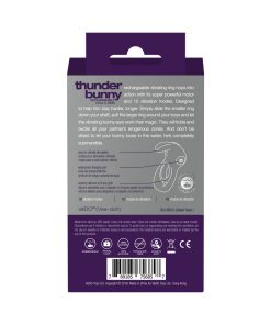 Vedo Thunder Bunny Rechargeable Dual C Ring Purple