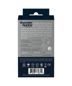 Vedo Thunder Bunny Rechargeable Dual Cockring Black