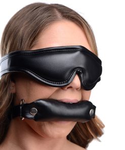 Strict Padded Blinfold And Gag Bit