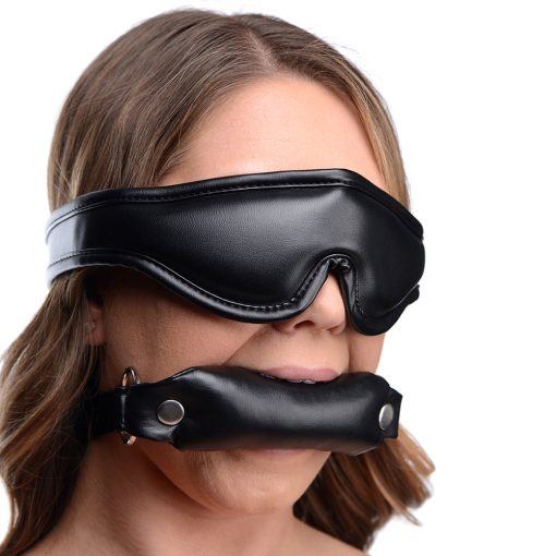 Strict Padded Blinfold And Gag Bit - Image 7