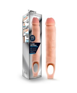 Performance 11.5 In. Cock Sheath Penis Extender Sling Beige
