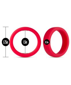 Performance Silicone Go Pro Cock Ring Red