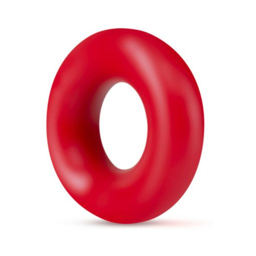 Stay Hard Donut Rings Cockring 2-Pack Red - Image 3