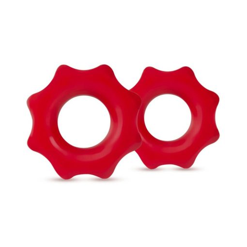 Stay Hard Nutz Cockring 2-Pack Red - Image 2
