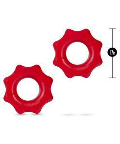 Stay Hard Nutz Cockring 2-Pack Red