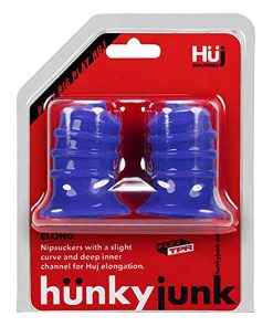 Hunkyjunk Elong Wide Base Nipsucker Black