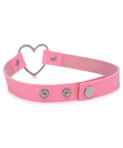 Master Series Sweet Heart Chrome Heart Choker Pink