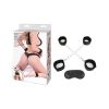 Lux Fetish Deluxe Chain Hog Tie With 4-Piece Cuff Set