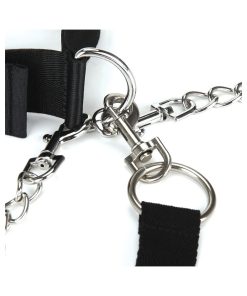 Lux Fetish Collar Cuffs & Leash Set