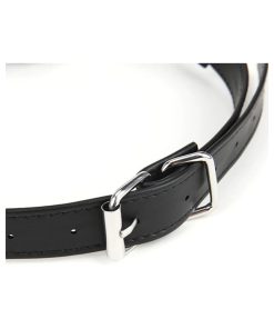 Lux Fetish Breathable Ball Gag With Adjustable Pressure Nipple Clamps