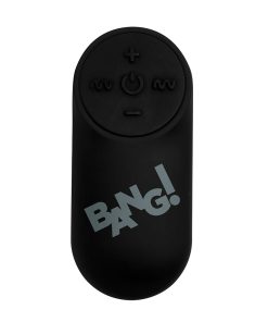 Bang! Vibrating Bullet With Remote Control Black