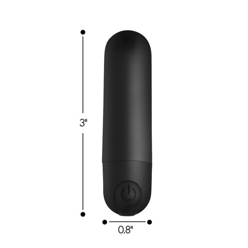 Bang! Vibrating Bullet With Remote Control Black - Image 7