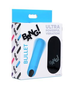 Bang! Vibrating Bullet With Remote Control Blue