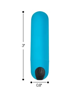Bang! Vibrating Bullet With Remote Control Blue