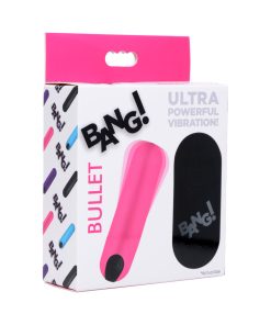 Bang! Vibrating Bullet With Remote Control Pink