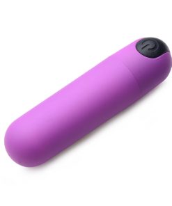 Bang! Vibrating Bullet With Remote Control Purple