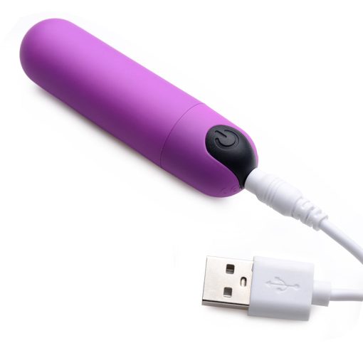 Bang! Vibrating Bullet With Remote Control Purple - Image 6