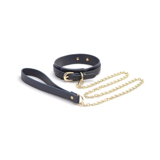Bondage Couture Collar & Leash Blue - Image 2