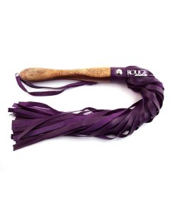 Rouge Wooden Handle Flogger Purple