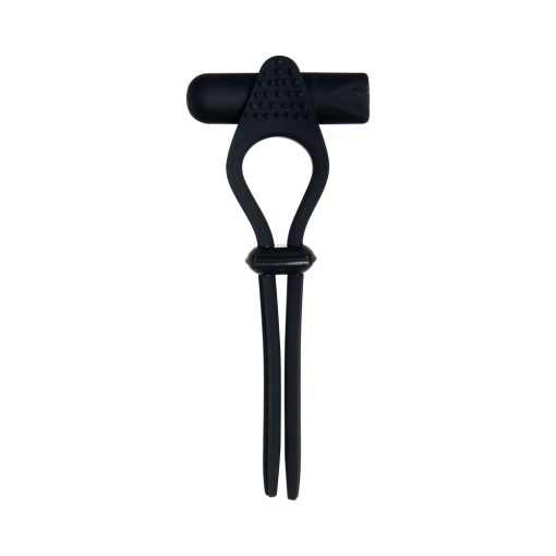 Zero Tolerance Black Tie Affair Rechargeable Silicone Cock Tie Cockring Black - Image 2