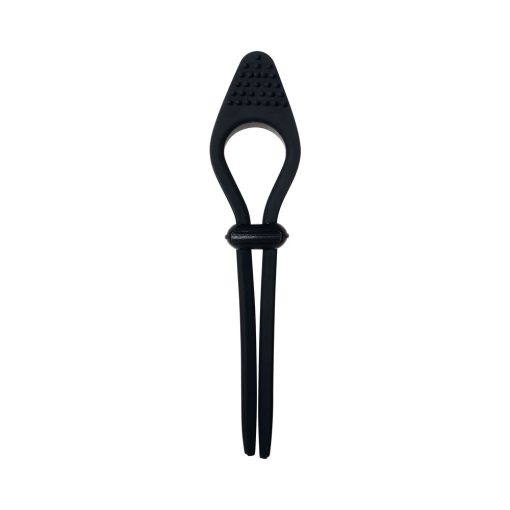 Zero Tolerance Black Tie Affair Rechargeable Silicone Cock Tie Cockring Black - Image 3