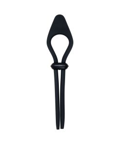 Zero Tolerance Black Tie Affair Rechargeable Silicone Cock Tie Cockring Black