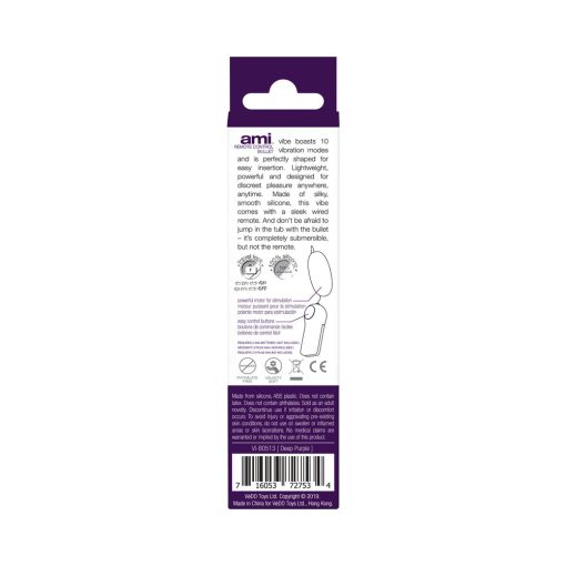 Vedo Ami Remote Control Bullet Deep Purple - Image 8