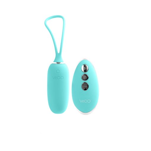 Vedo Kiwi Rechargeable Insertable Tease Me Turquise Bullet - Image 2