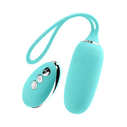Vedo Kiwi Rechargeable Insertable Tease Me Turquise Bullet - Image 3